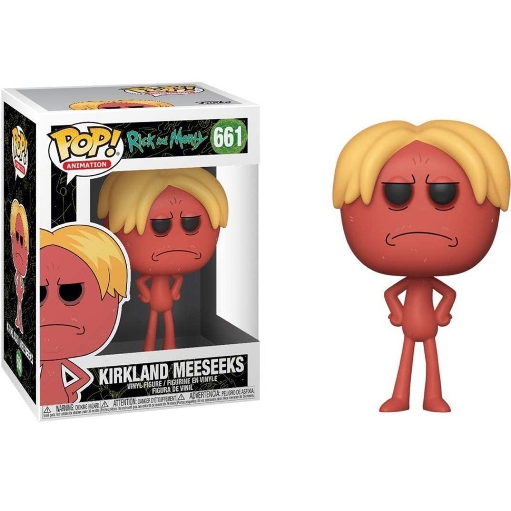 FUNKO POP! Animation Rick and Morty Kirkland Meeseeks #661 Vinyl Collectable